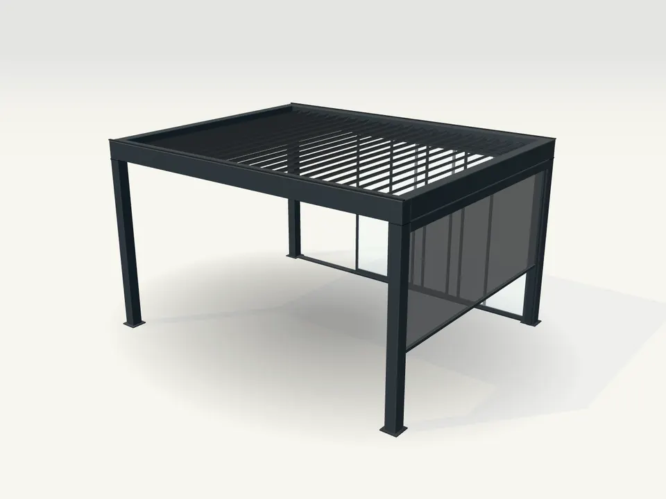 Preview render of the default pergola configuration