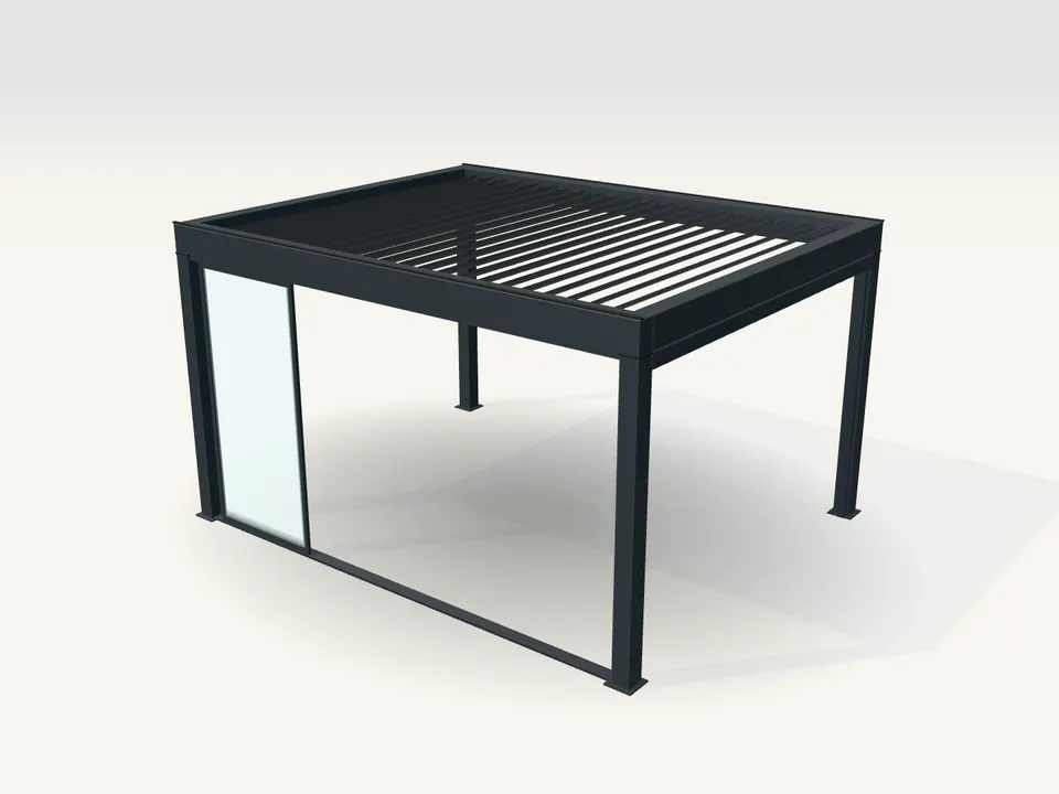Shape the enclosure: Open sides